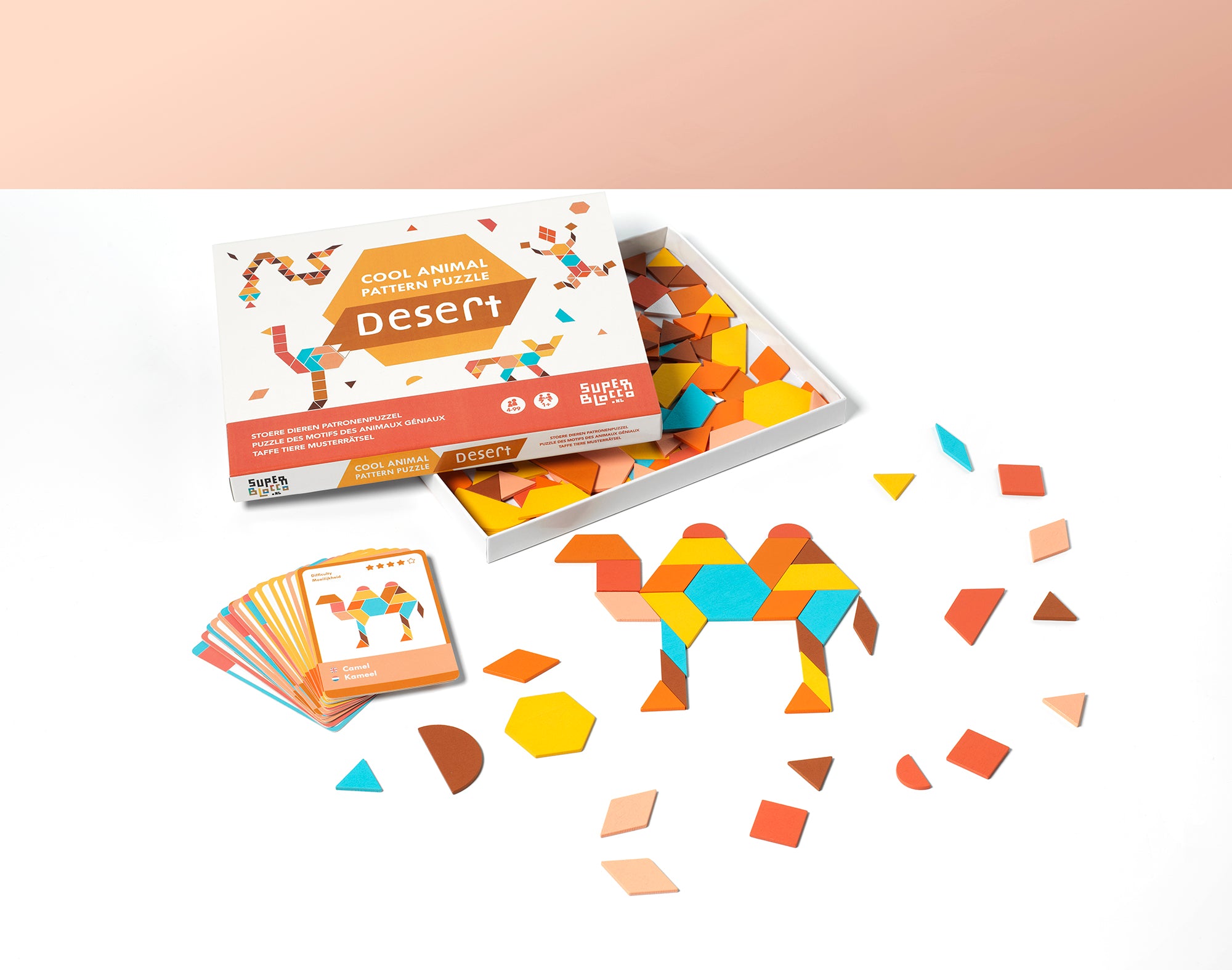 Stoere Dieren Patronenpuzzel Woestijn Editie