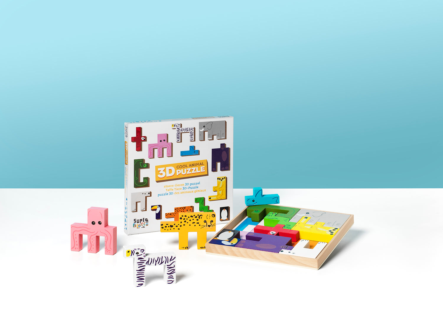 Stoere Dieren 3D Puzzel