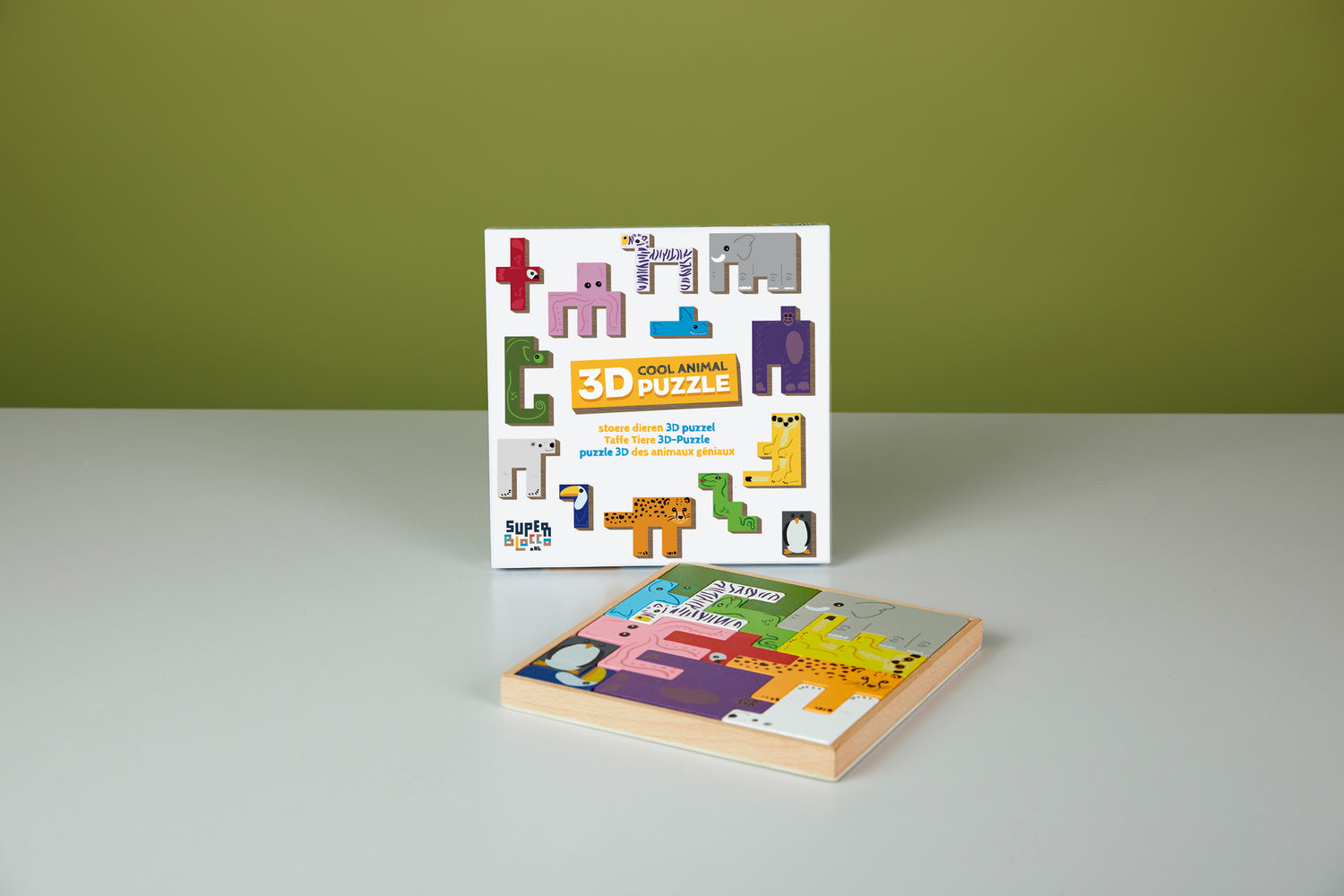 Stoere Dieren 3D Puzzel