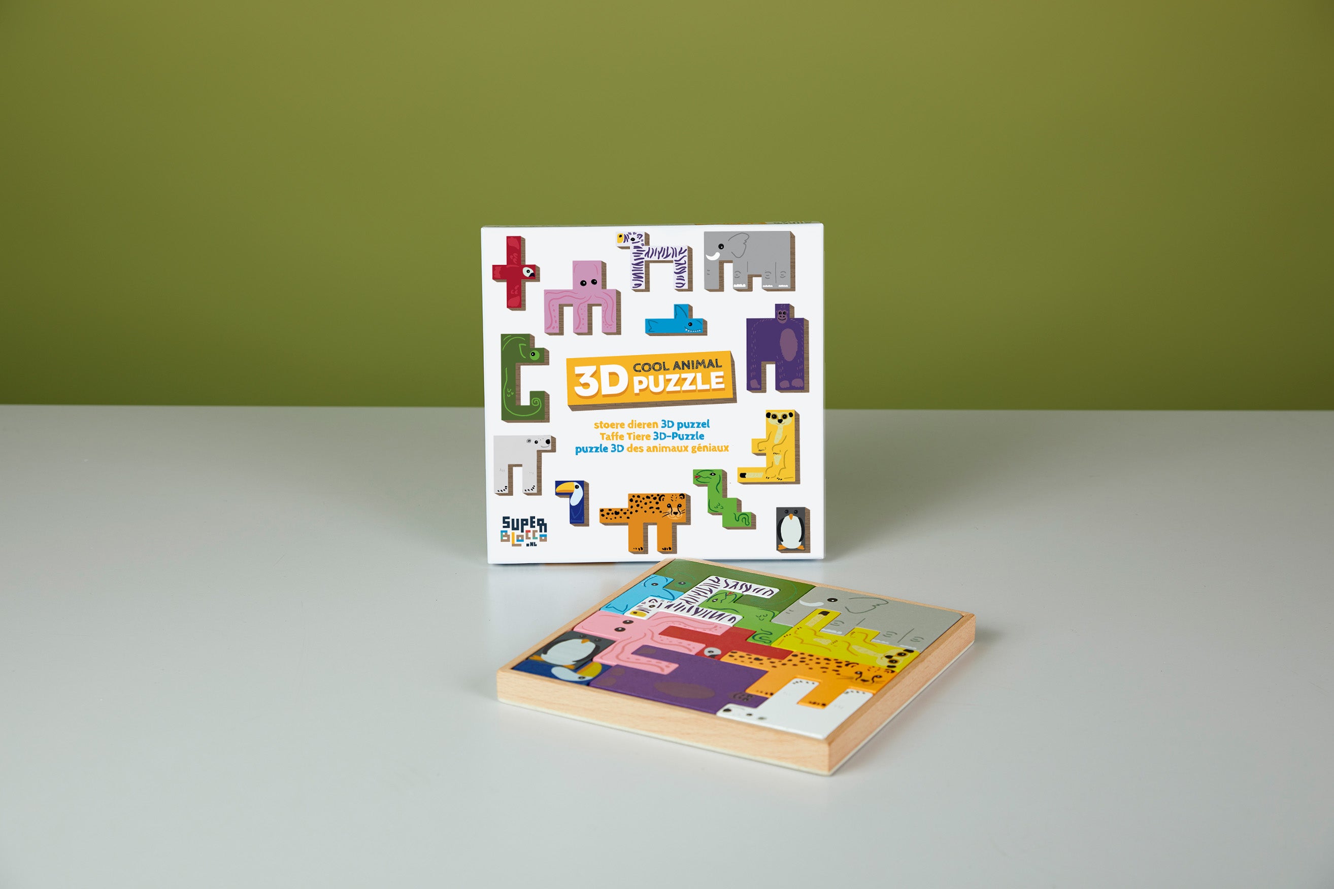 Stoere Dieren 3D Puzzel