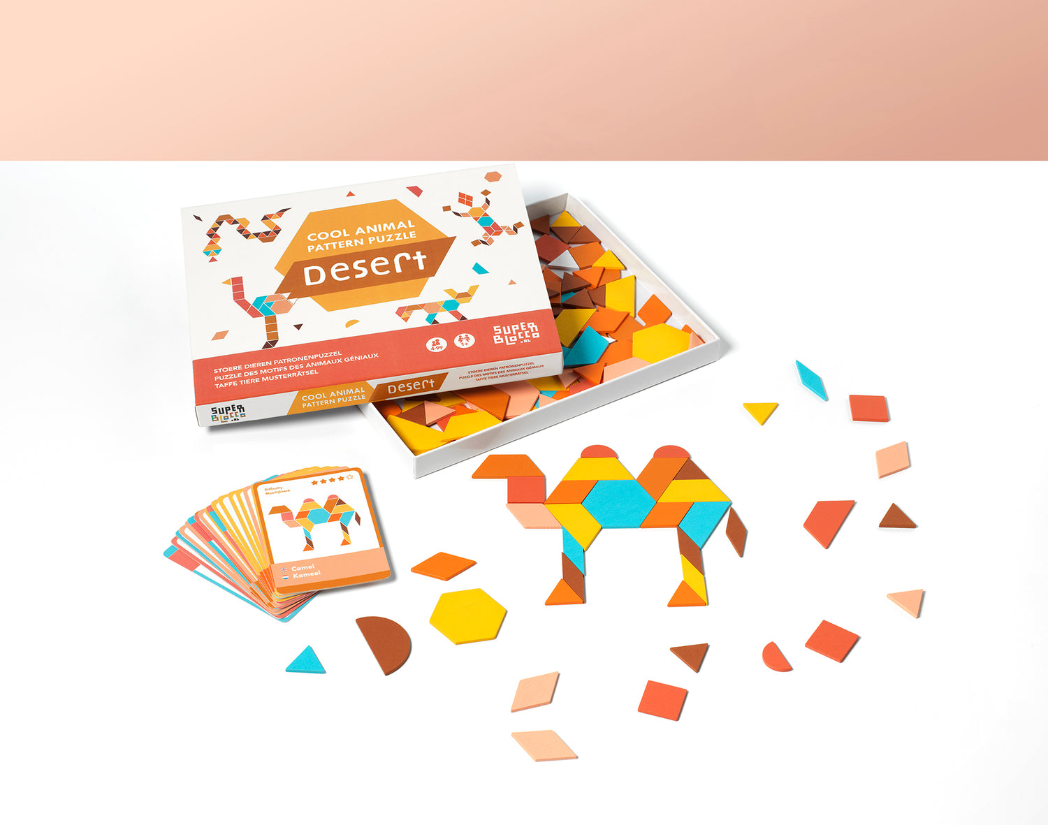 Stoere Dieren Patronenpuzzel Woestijn Editie
