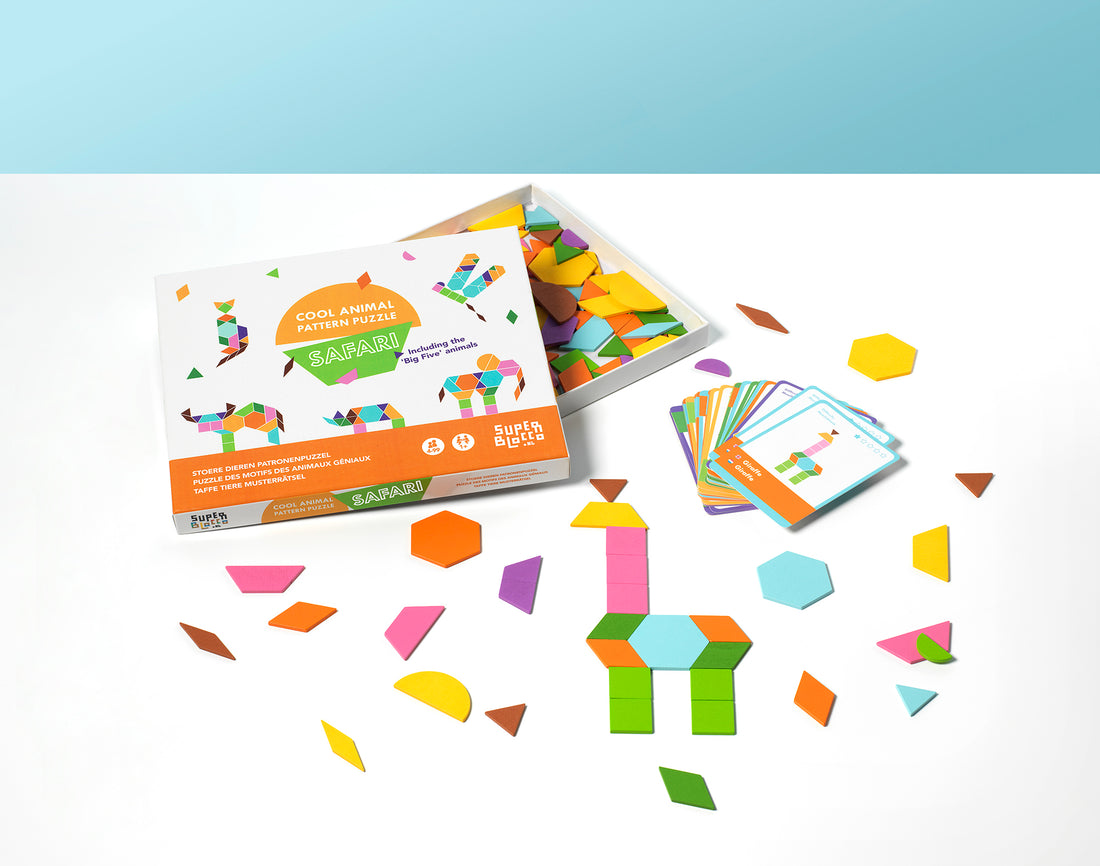 Stoere Dieren Patronenpuzzel Safari Editie