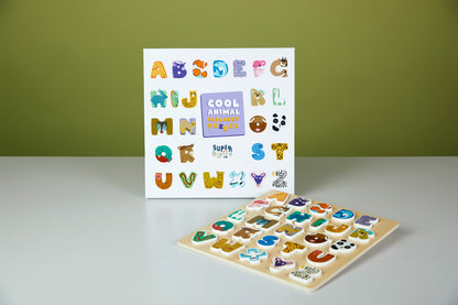 Stoere Dieren Alfabet Puzzel